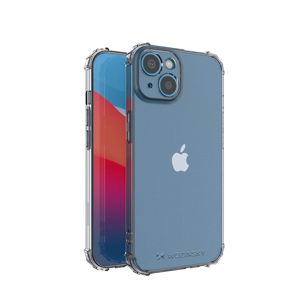 Wozinsky Anti Shock-etui for iPhone 14 Plus gjennomsiktig gjennomsiktig etui