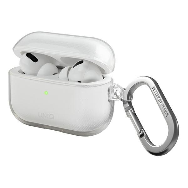 Uniq-etui Glase AirPods Pro 2 gen gjennomsiktig/glanset klar