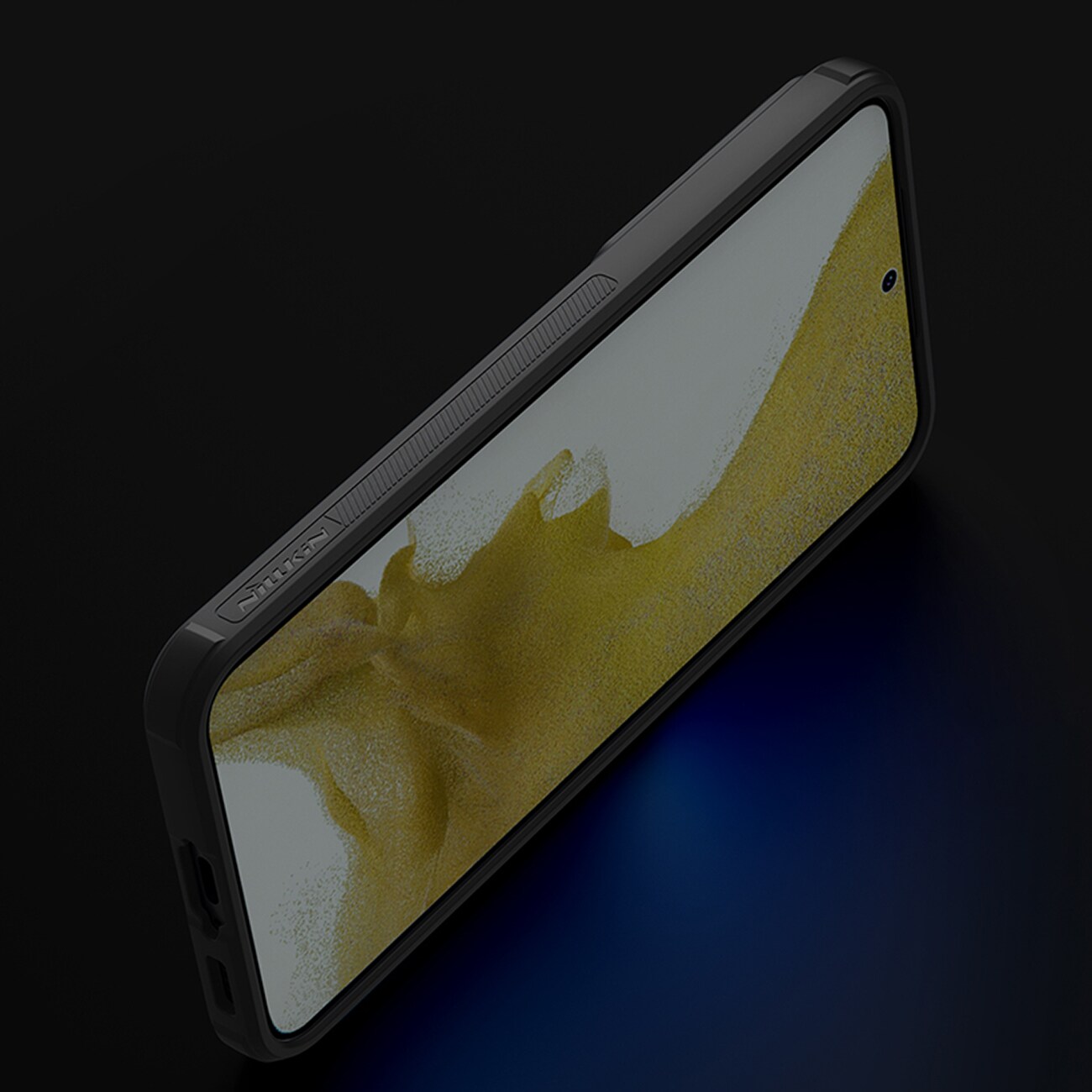 Nillkin Textured S Case for Samsung Galaxy S23+ pansrede deksel med kameradeksel svart