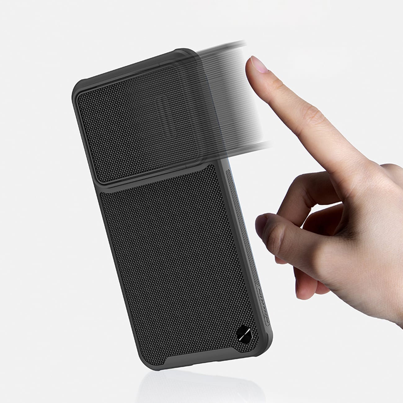 Nillkin Textured S Case for Samsung Galaxy S23+ pansrede deksel med kameradeksel svart