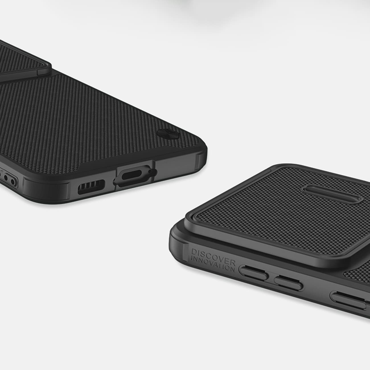 Nillkin Textured S Case for Samsung Galaxy S23+ pansrede deksel med kameradeksel svart