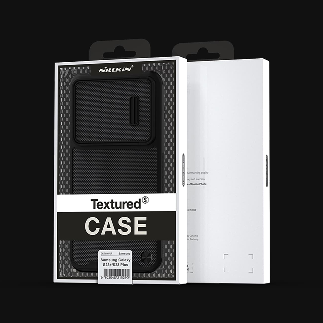 Nillkin Textured S Case for Samsung Galaxy S23+ pansrede deksel med kameradeksel svart