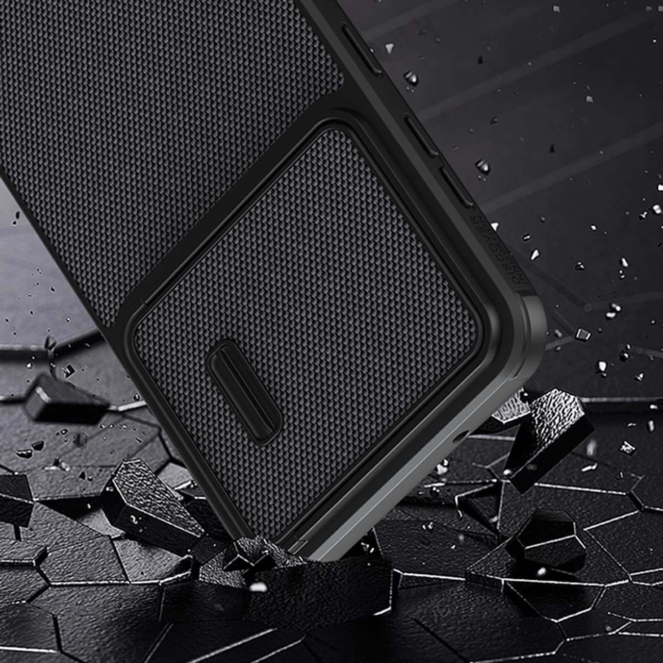 Nillkin Textured S Case for Samsung Galaxy S23+ pansrede deksel med kameradeksel svart