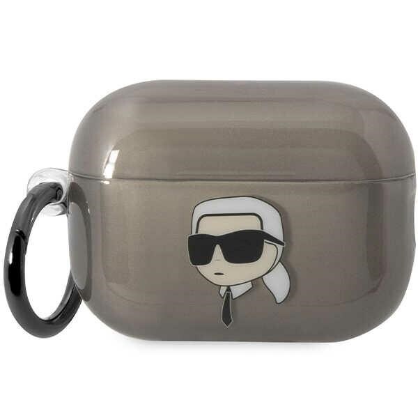 Karl Lagerfeld KKLAP2HNIKTCK Airpods Pro 2-deksel svart/svart Ikonik Karl Lagerfeld