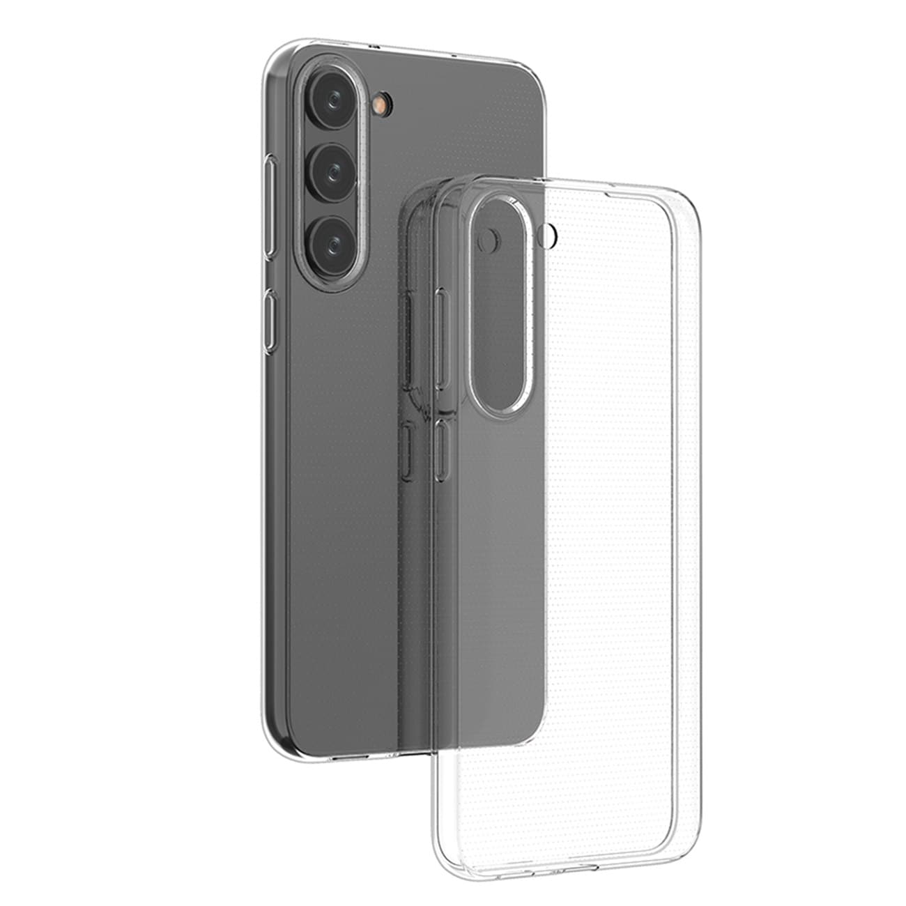 Ultra Clear 0,5 mm etui for Samsung Galaxy S23+ tynt deksel gjennomsiktig