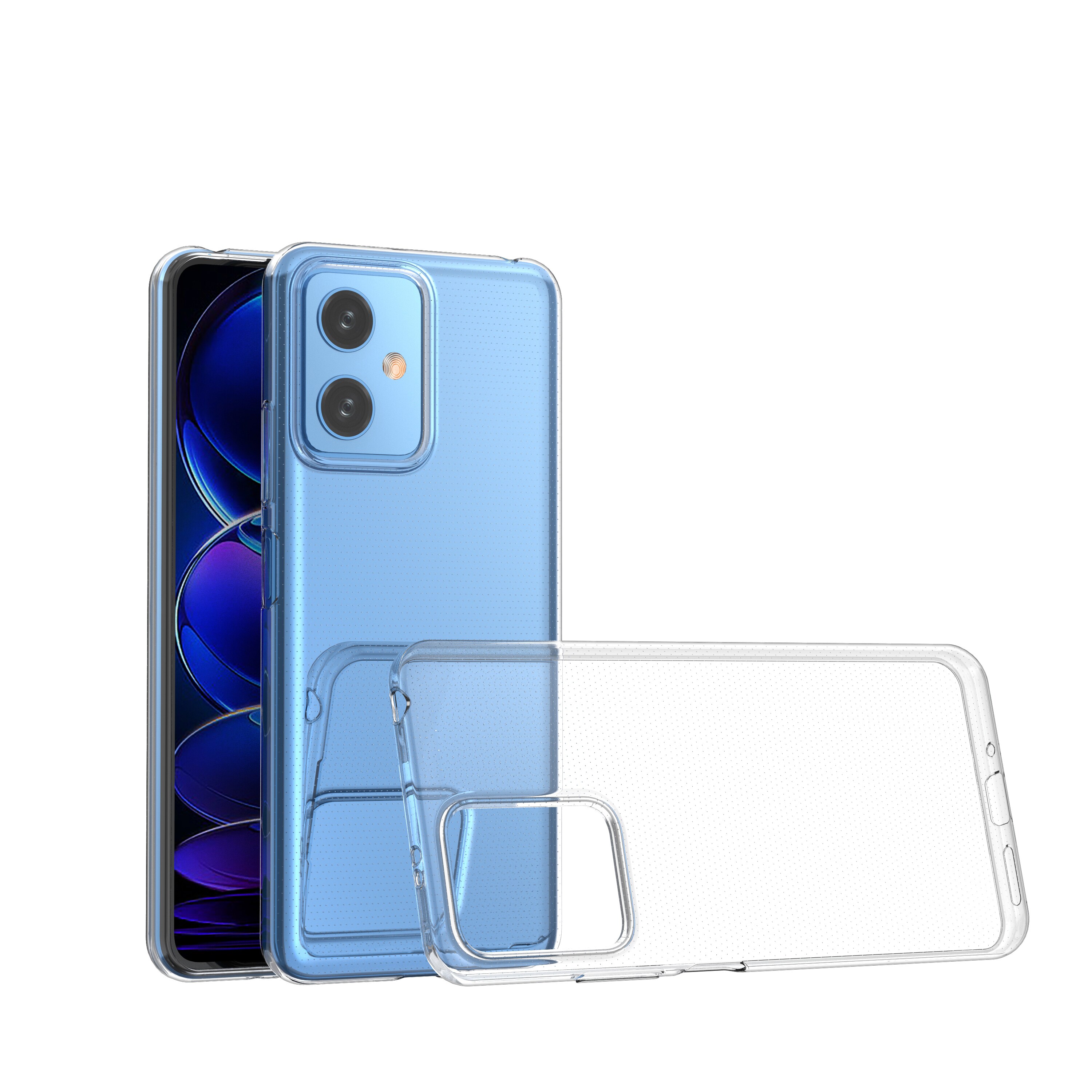 Ultraklart 0,5 mm etui Xiaomi Poco X5 5G / Redmi Note 12 5G Tynt deksel Transparent