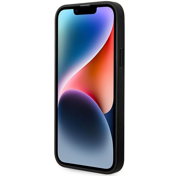 Etui BMW BMHCP14S22RPSK iPhone 14 6,1" svart/svart Skinnseter Mønster