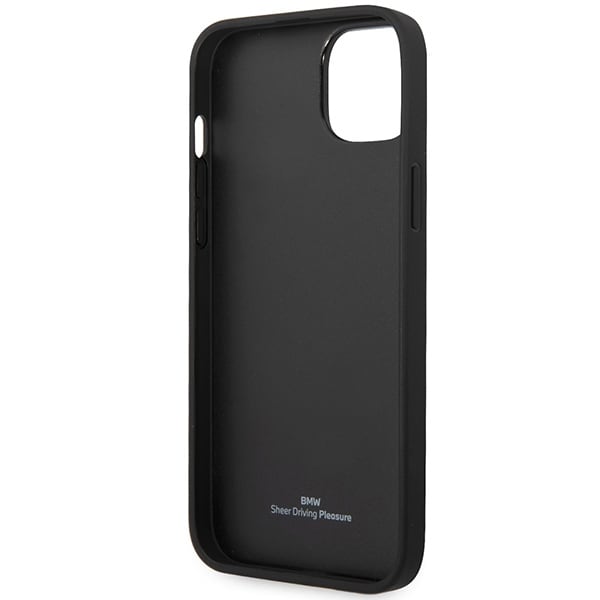 Etui BMW BMHCP14S22RPSR iPhone 14 6,1" burgunder/burgunder skinn seter mønster