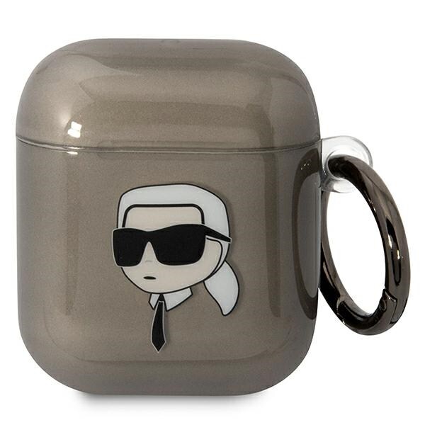 Karl Lagerfeld KLA2HNIKTCK AirPods 1/2 deksel svart/svart Karl`s Head