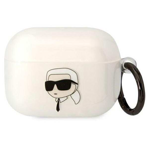 Karl Lagerfeld KLAPHNIKTCT AirPods Pro-cover gjennomsiktig Karl`s Head