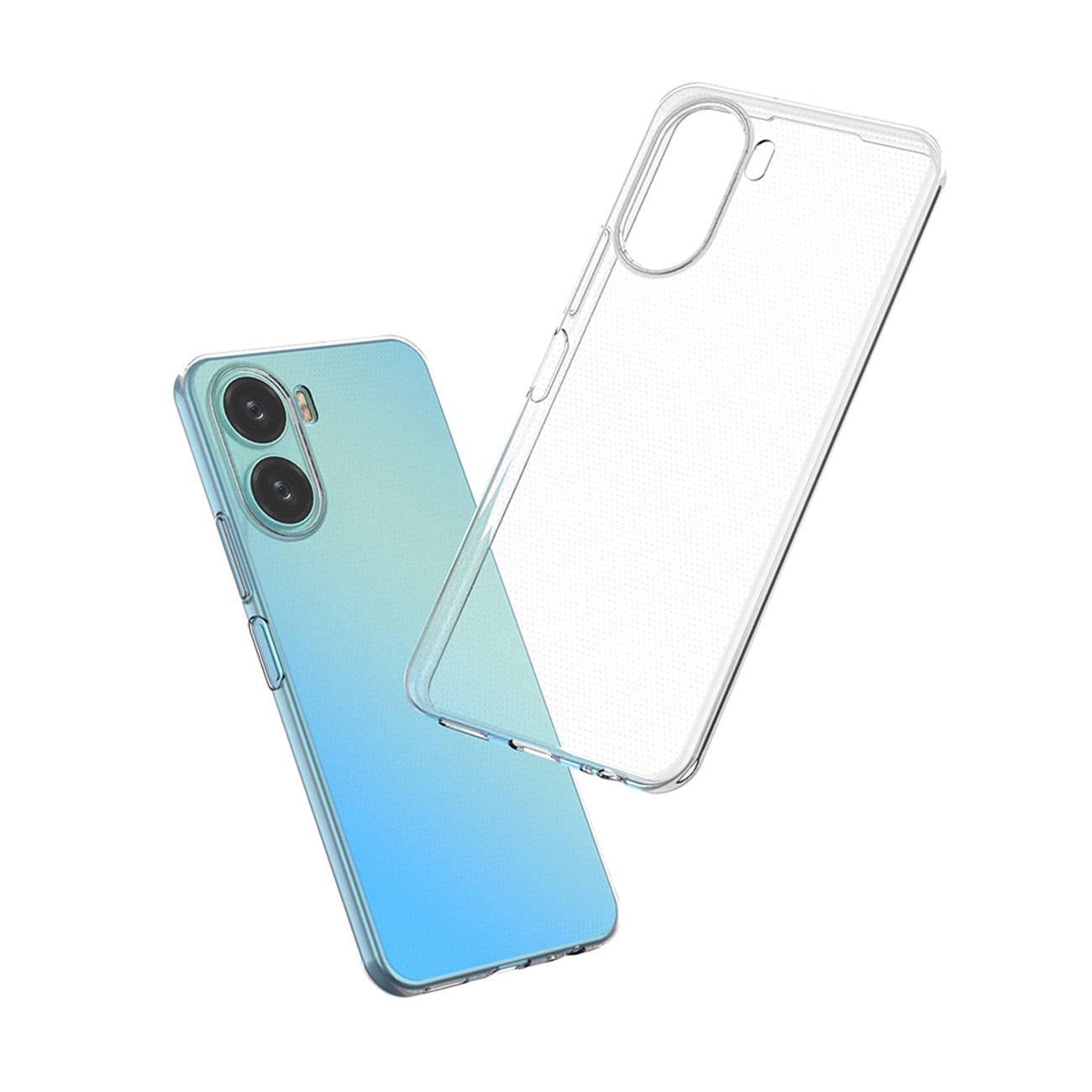 Ultra Clear 0,5 mm etui for Vivo Y16 / Vivo Y02s tynt deksel gjennomsiktig
