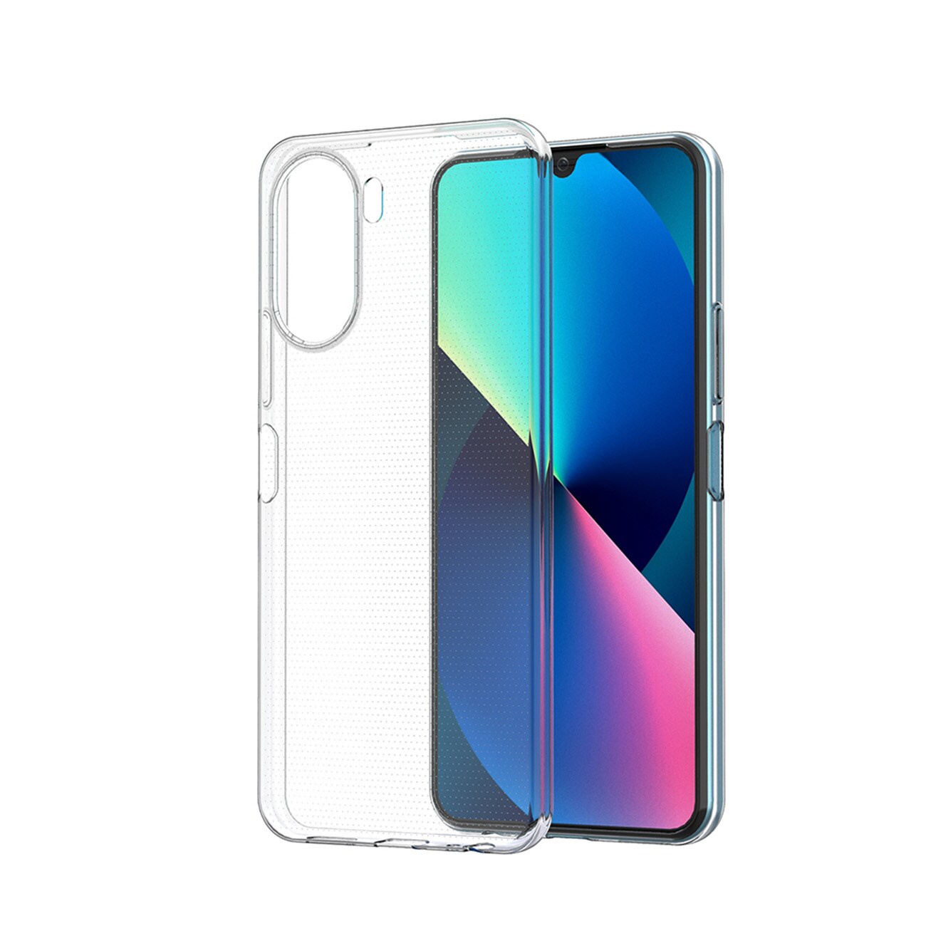 Ultra Clear 0,5 mm etui for Vivo Y16 / Vivo Y02s tynt deksel gjennomsiktig