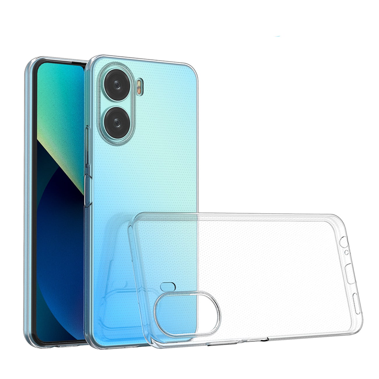 Ultra Clear 0,5 mm etui for Vivo Y16 / Vivo Y02s tynt deksel gjennomsiktig