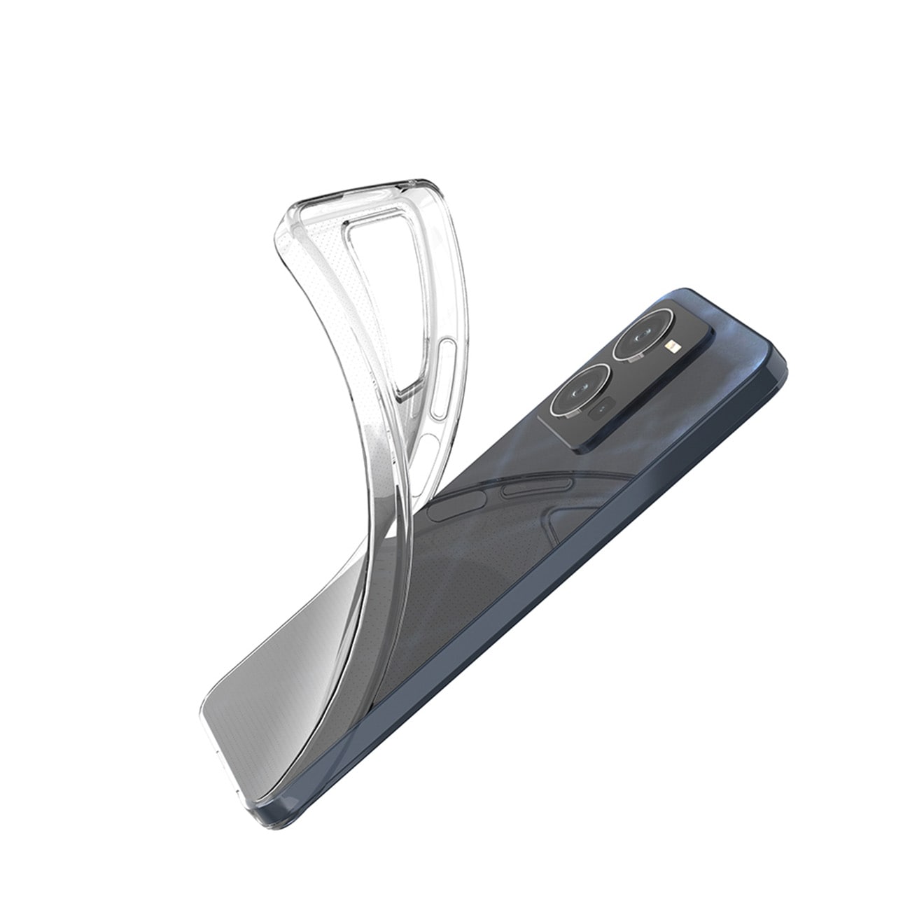 Ultraklart 0,5 mm etui for Vivo Y35 / Vivo Y22 / Vivo Y22s Tynt deksel gjennomsiktig