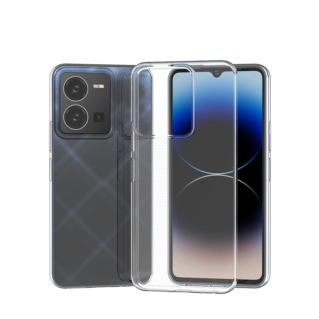 Ultraklart 0,5 mm etui for Vivo Y35 / Vivo Y22 / Vivo Y22s Tynt deksel gjennomsiktig