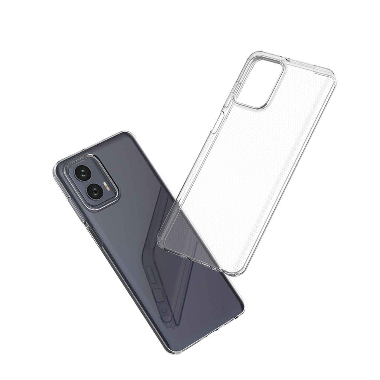 Ultra Clear 0,5 mm etui for Motorola Moto G73 5G tynt deksel gjennomsiktig