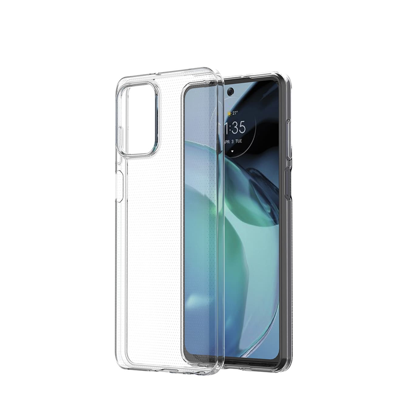 Ultra Clear 0,5 mm etui for Motorola Moto G73 5G tynt deksel gjennomsiktig