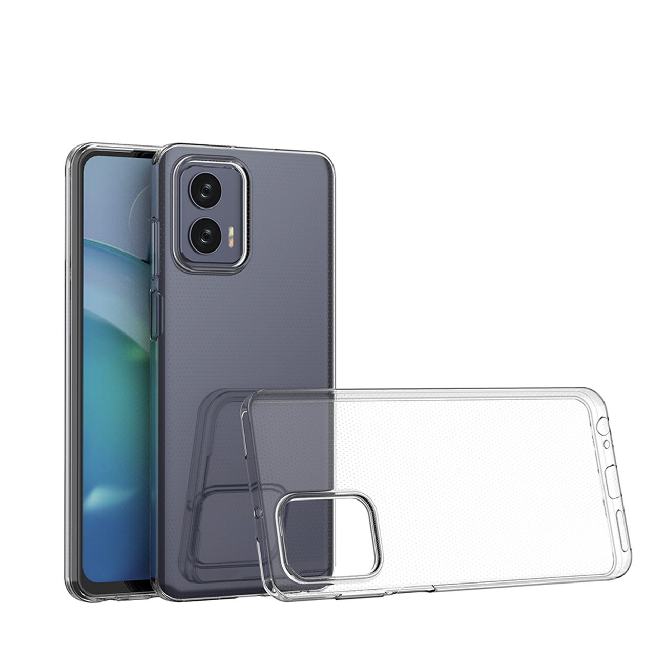 Ultra Clear 0,5 mm etui for Motorola Moto G73 5G tynt deksel gjennomsiktig