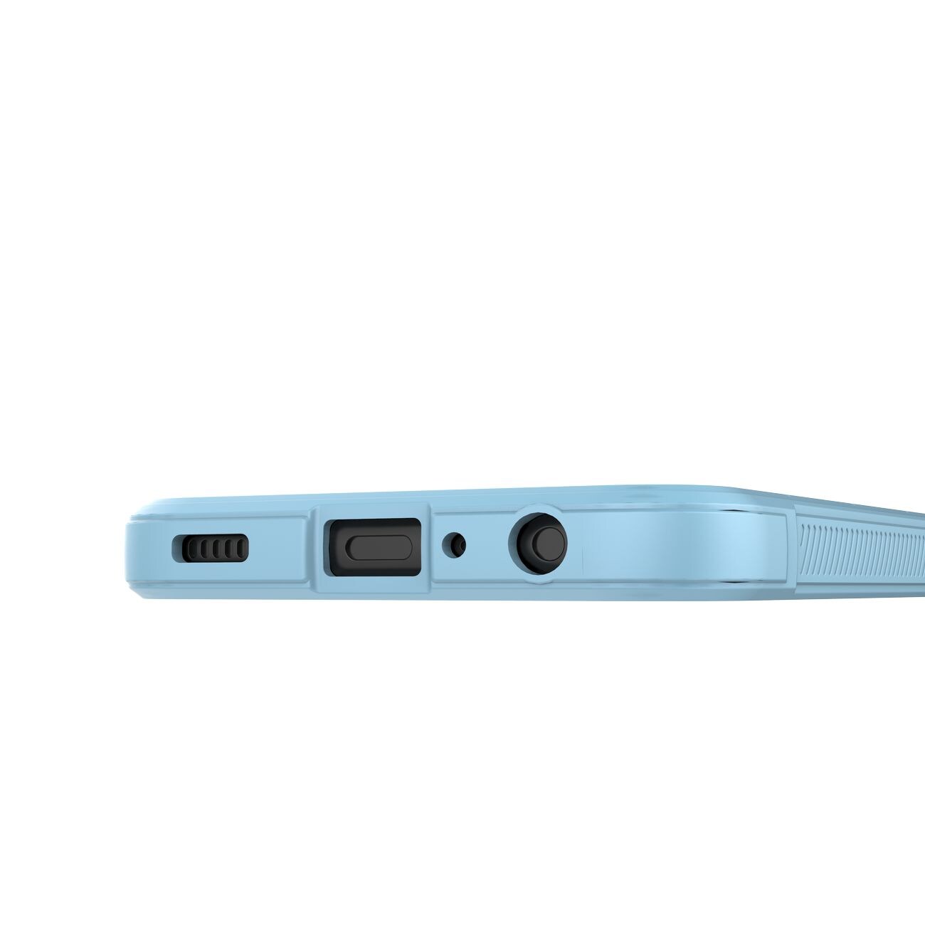Magic Shield-etui for Samsung Galaxy A24 4G fleksibelt pansredeksel lyseblått