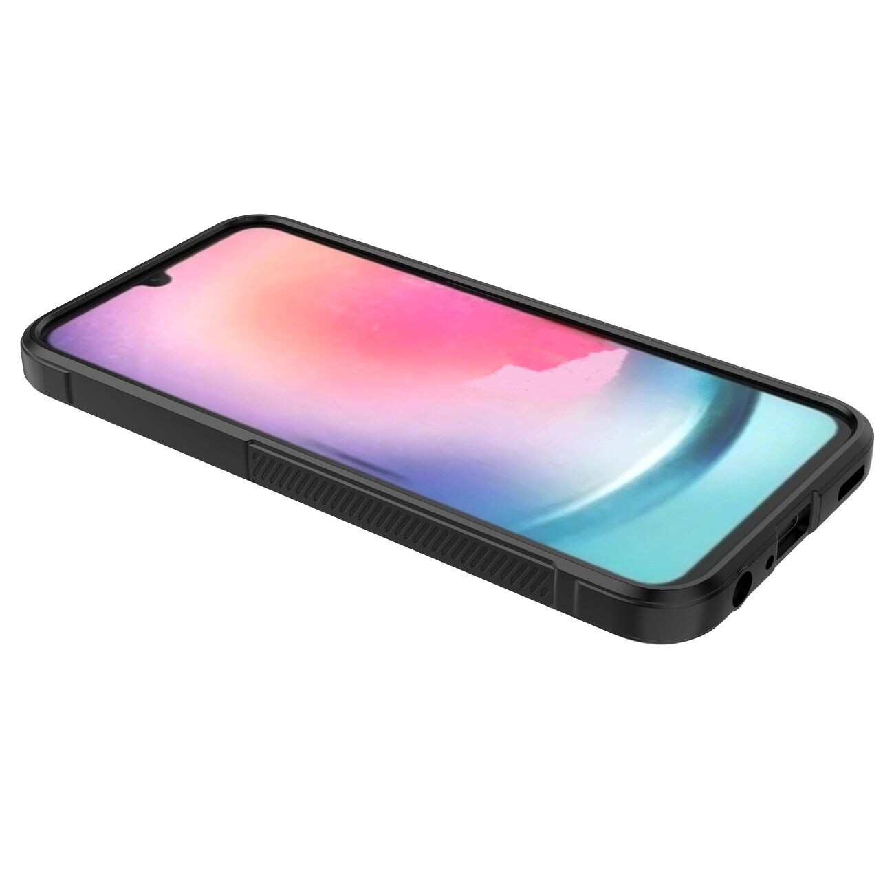 Magic Shield-etui for Samsung Galaxy A24 4G fleksibelt pansredeksel lyseblått