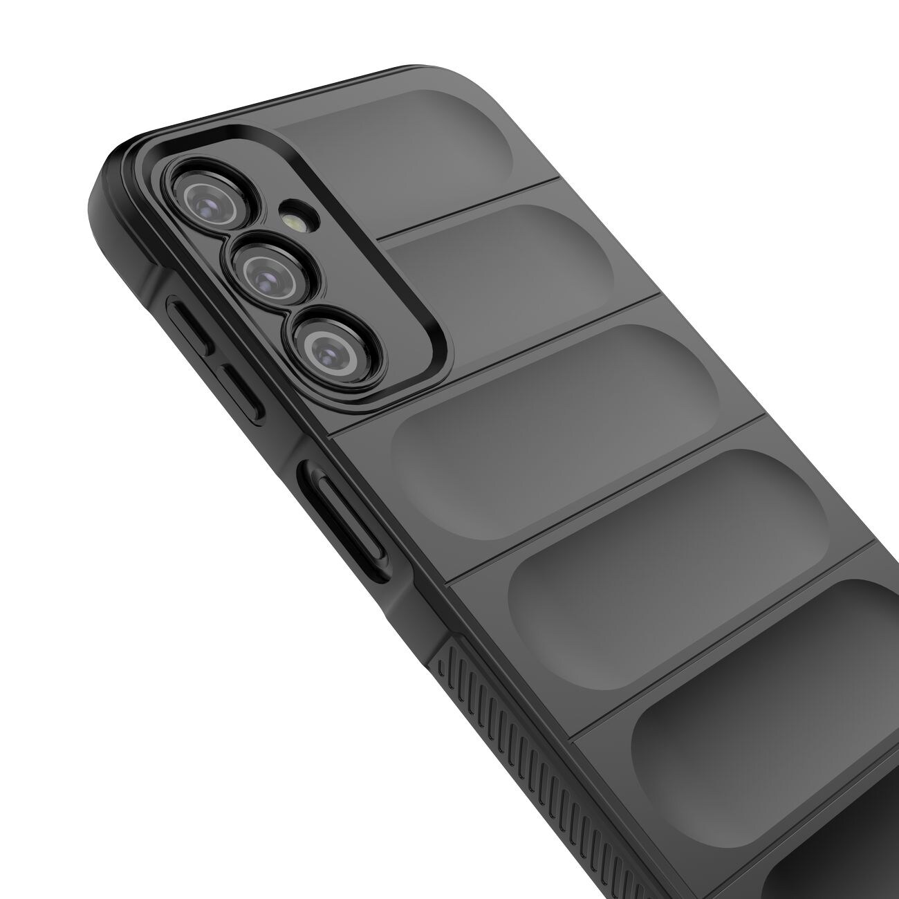 Magic Shield-etui for Samsung Galaxy A24 4G fleksibelt pansredeksel lyseblått