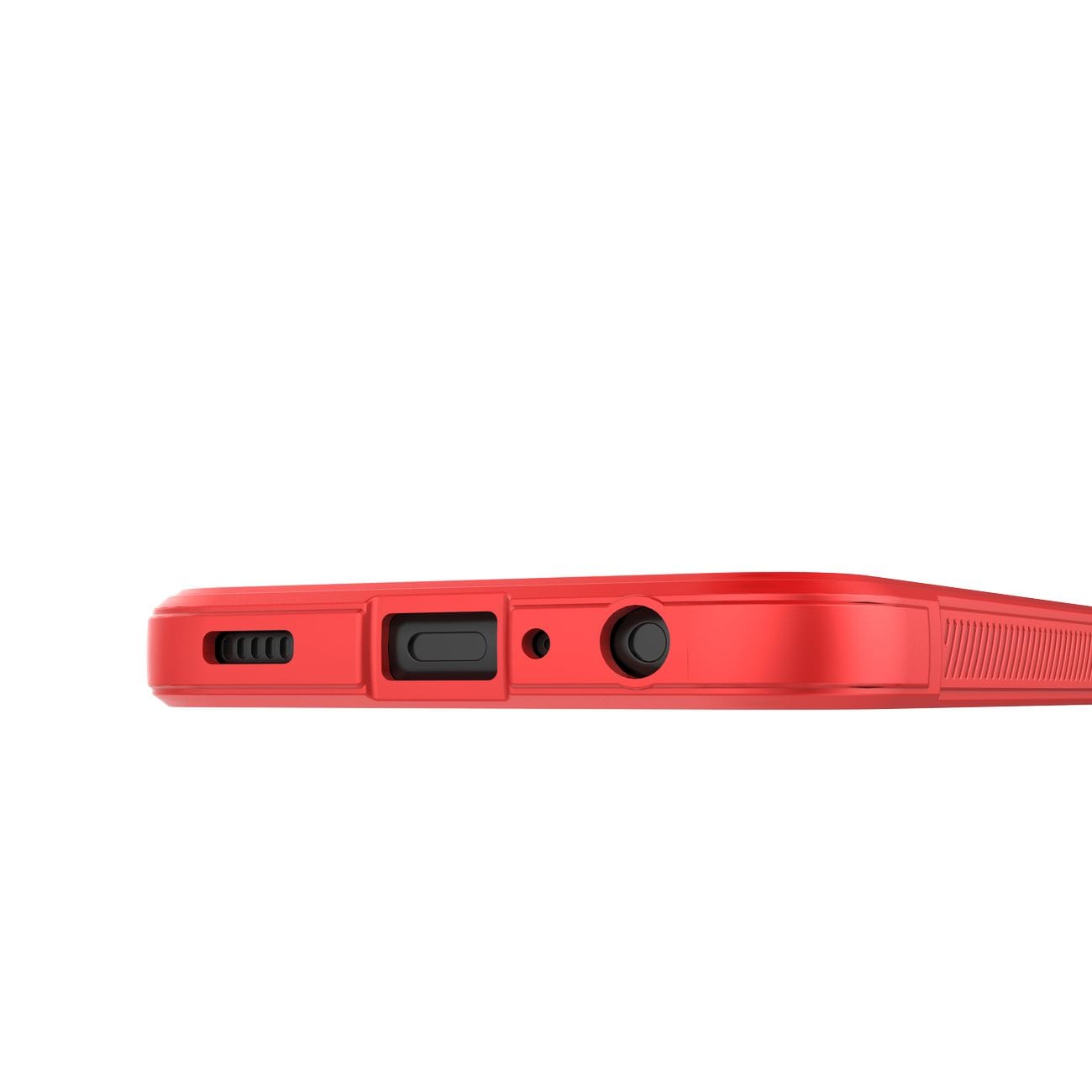 Magic Shield-etui for Samsung Galaxy A24 4G fleksibelt pansredeksel rødt