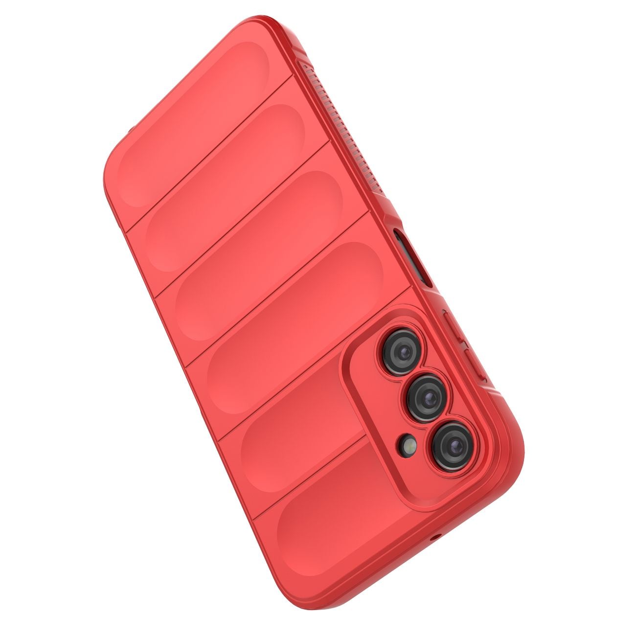 Magic Shield-etui for Samsung Galaxy A24 4G fleksibelt pansredeksel rødt