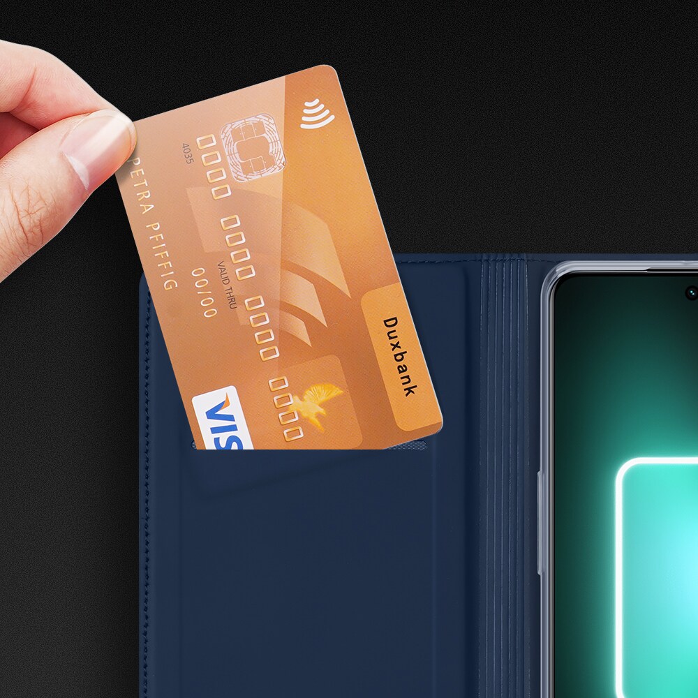Dux Ducis Skin Pro-etui for Realme GT Neo 5 / Realme GT3 Flip Cover Card Wallet Stand Svart
