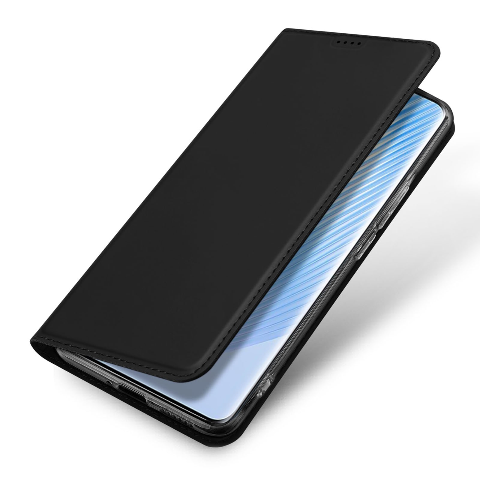 Dux Ducis Skin Pro-etui for Honor Magic5 flip cover kort lommebokstativ svart