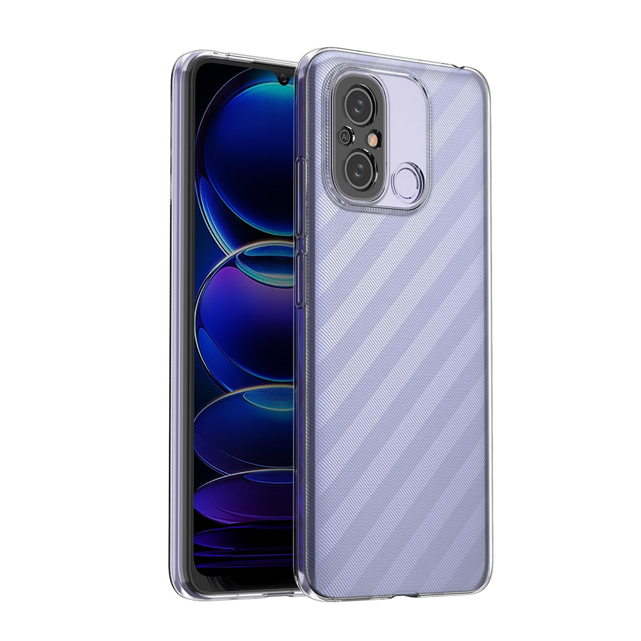 Ultraklart 0,5 mm etui for Xiaomi Redmi 11A / Poco C55 / Redmi 12C Tynt deksel Transparent
