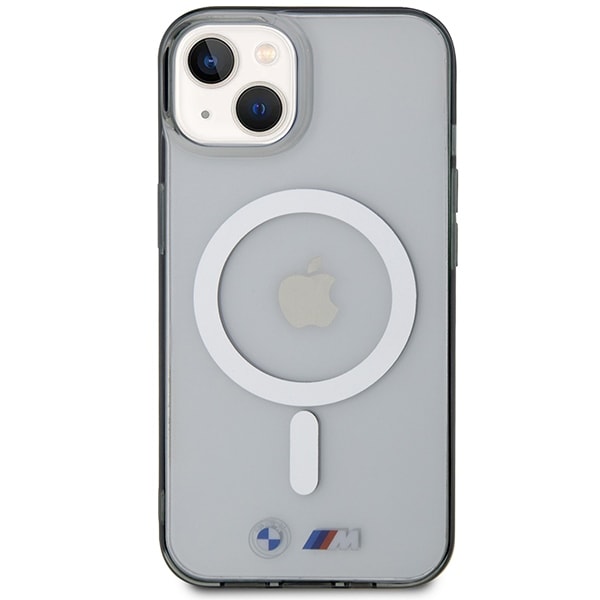 BMW BMHMP14SHCRS iPhone 14 6,1" gjennomsiktig hardcase Silver Ring MagSafe