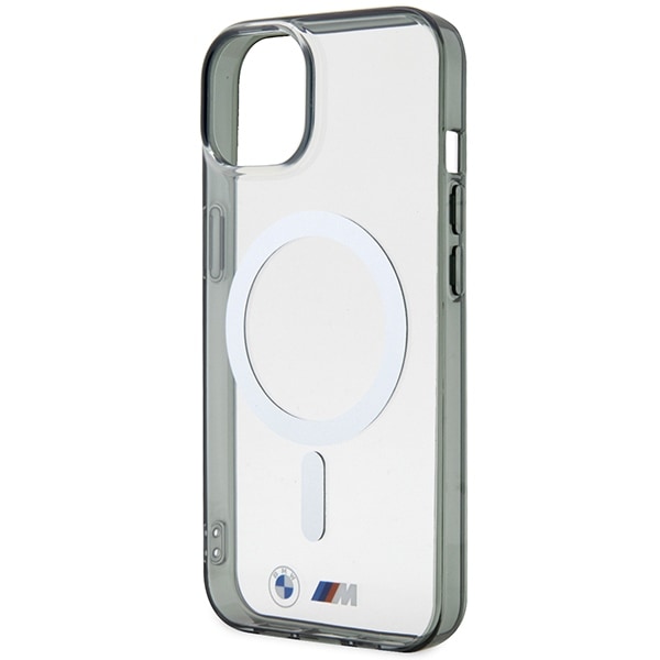 BMW BMHMP14SHCRS iPhone 14 6,1" gjennomsiktig hardcase Silver Ring MagSafe