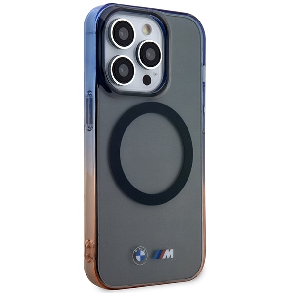 Etui BMW BMHMP14XHTGE iPhone 14 Pro Max 6,7" grå/grå hardcase Gradient Bumper MagSafe