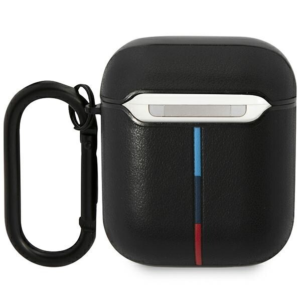 BMW BMA222PVTK AirPods 1/2-deksel svart/svart Lær Buet linje