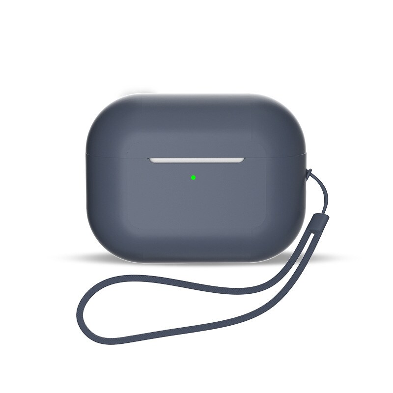 Silikonetui for AirPods 3 + håndleddsstropp - blå