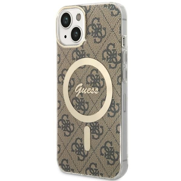 Guess 4G MagSafe-etui for iPhone 14 - brun