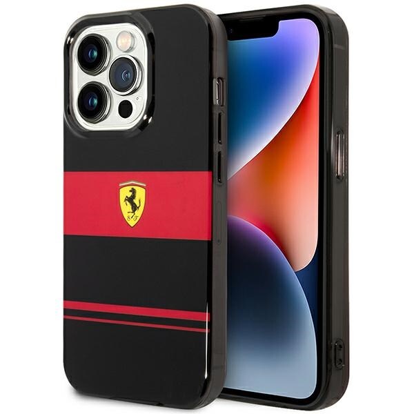 Ferrari FEHMP14XUCOK iPhone 14 Pro Max 6,7" svart/sort hardcase IMD Combi Magsafe