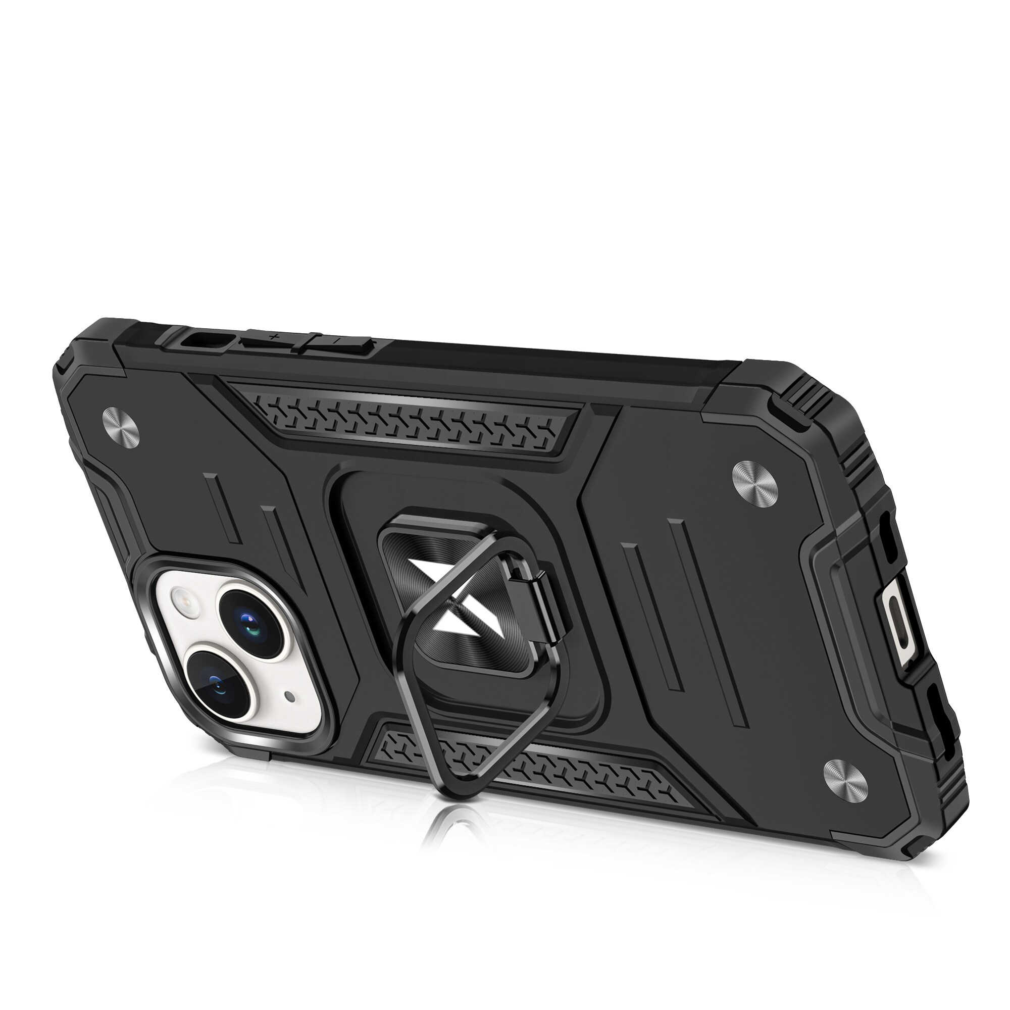 Wozinsky Ring Armor iPhone 15 Plus iPhone 15 Plus Ring Armor-etui - rød