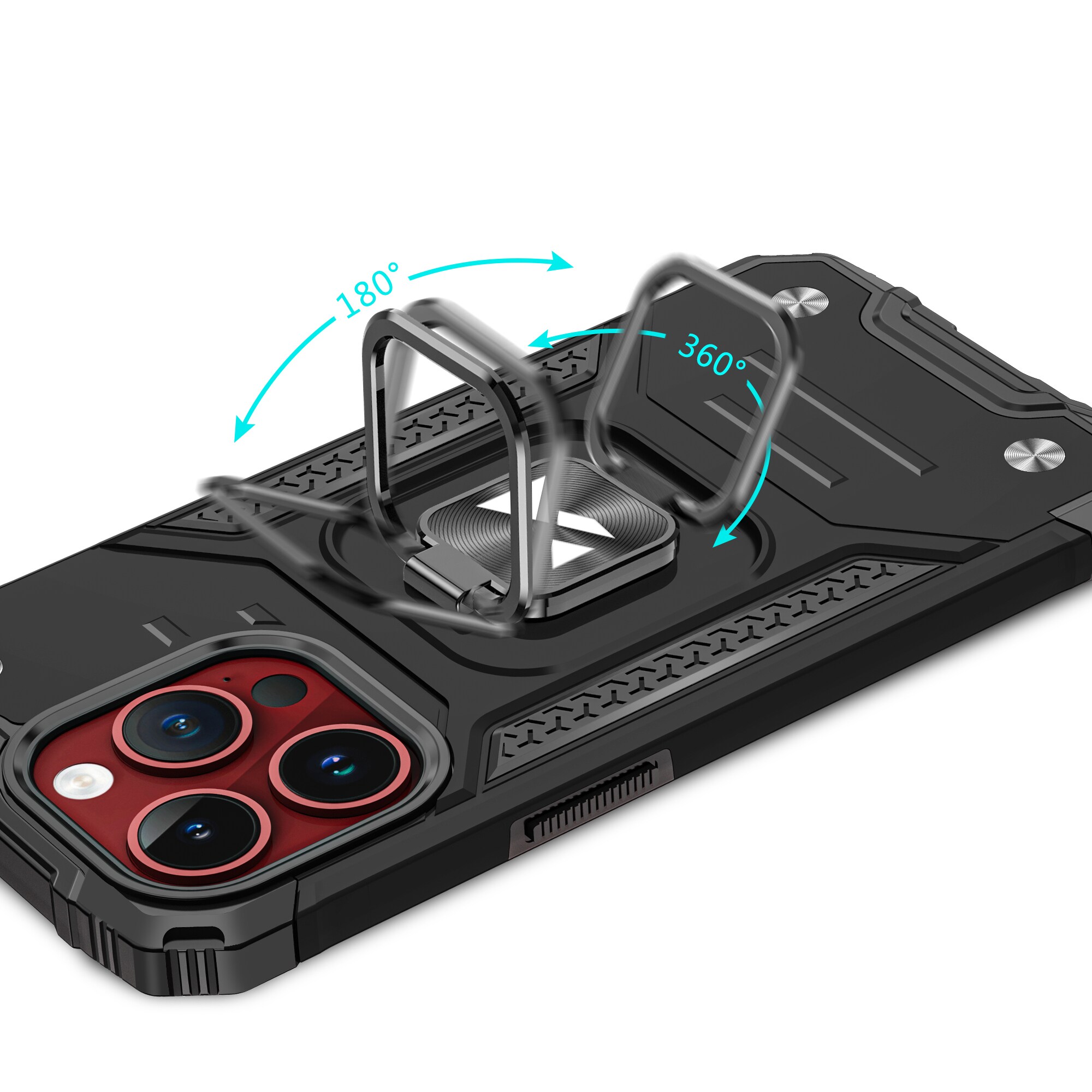 Wozinsky Ring Armor iPhone 15 Pro iPhone 15 Pro Ring Armor-etui - gull