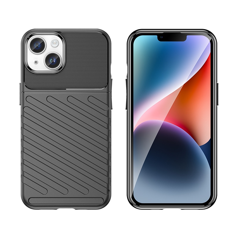 Armored iPhone 15 Plus Thunder-koffert - blå