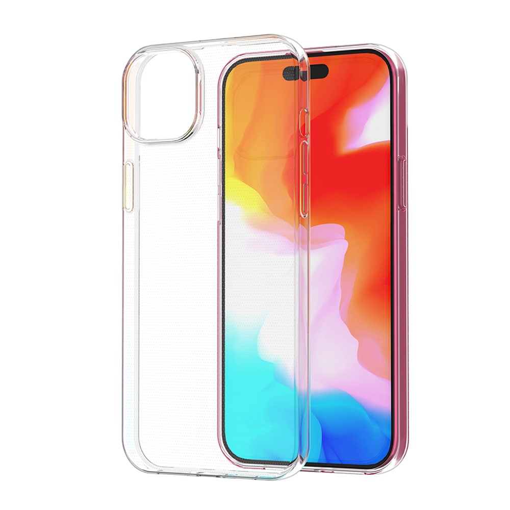 iPhone 15 Plus-etui fra Ultra Clear-serien i gjennomsiktig farge