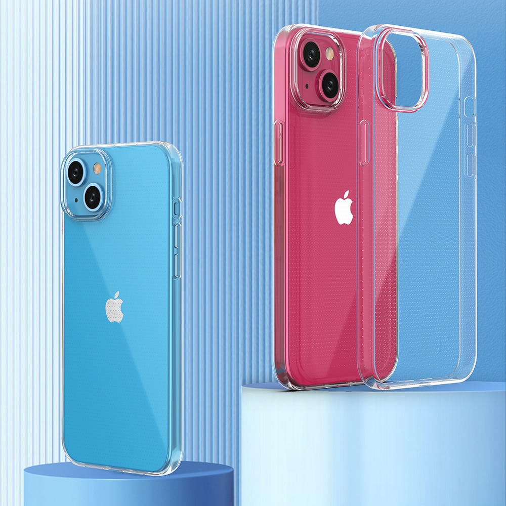 iPhone 15 Plus-etui fra Ultra Clear-serien i gjennomsiktig farge