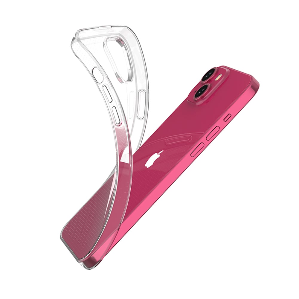 iPhone 15 Plus-etui fra Ultra Clear-serien i gjennomsiktig farge