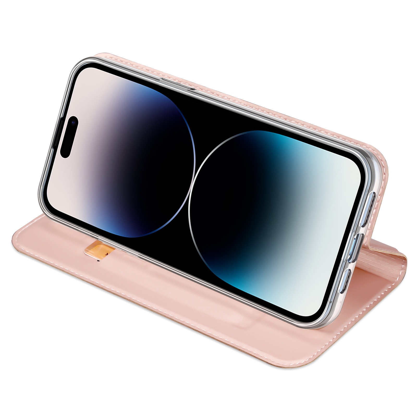 Dux Ducis Skin Pro lommebokveske for iPhone 15 Pro - Rosa