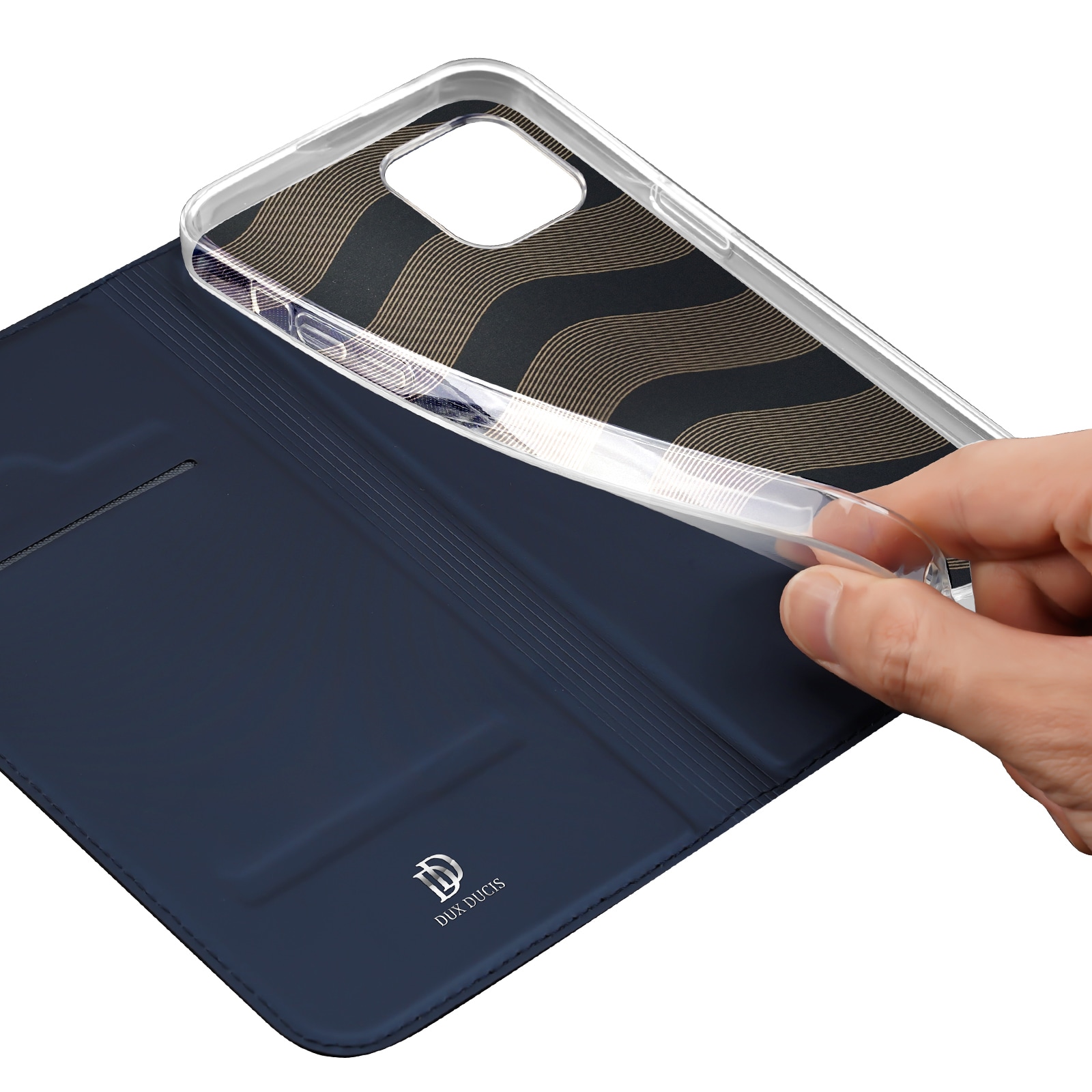 Dux Ducis Skin Pro lommebokveske for iPhone 15 Plus - Blå