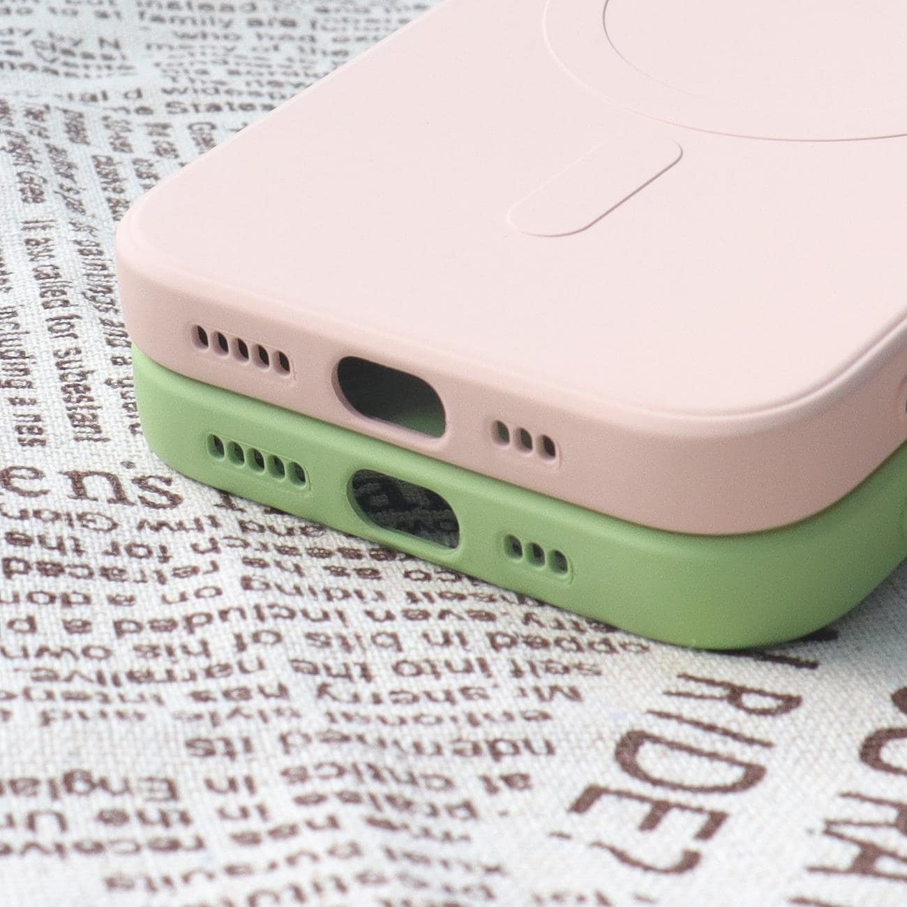 MagSafe-kompatibelt silikonetui for iPhone 15 Plus silikonetui - blå