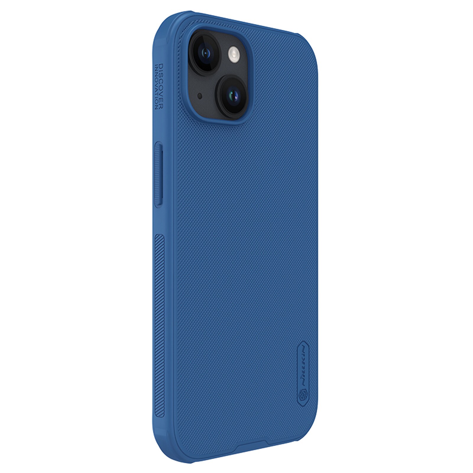 Nillkin Super Frosted Shield Pro forsterket etui for iPhone 15 Plus - blå