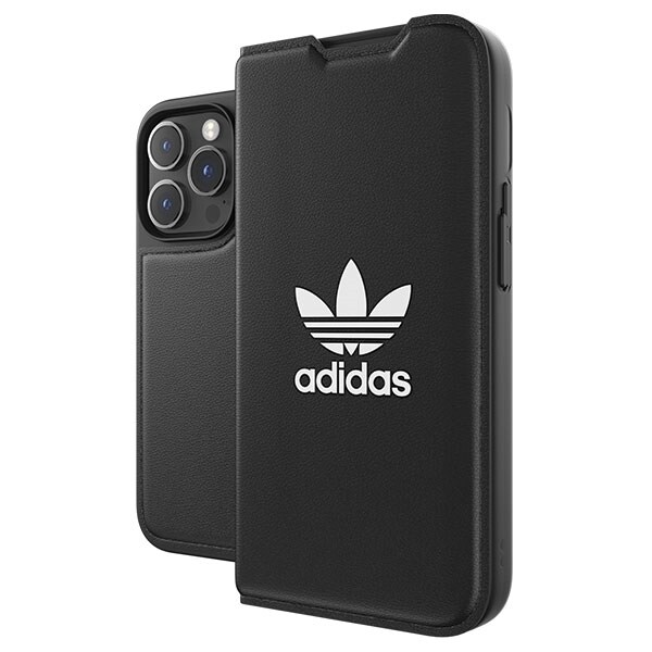 Adidas OR Booklet Case BASIC iPhone 14 Pro 6,1" svart/svart hvit 50182