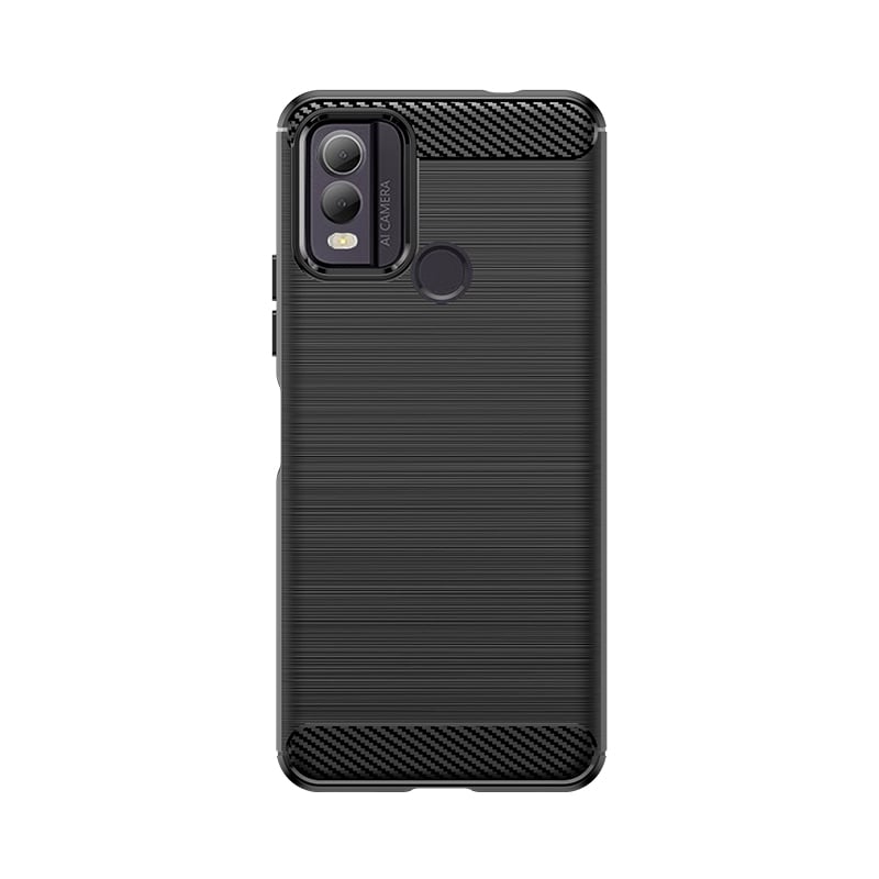 Carbon Case silikonveske for Nokia C22 - svart