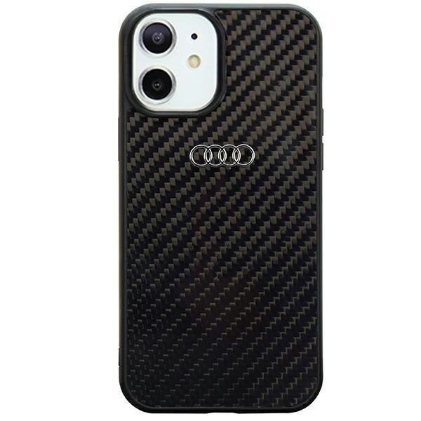 Audi karbonfiber iPhone 11 / Xr 6,1" svart/sort hardcase AU-TPUPCIP11-R8/D2-BK